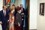 Laren 8 maart 2022
Prinses Beatrix opent een nieuwe gedeelte van het Singer museum in Laren . Prinses Beatrix arriveeert in haar nieuwe verlengde Audi A8 Hybride. prinses Beatrix wordt rond geleid door Els Blokker