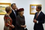 Laren 8 maart 2022
Prinses Beatrix opent een nieuwe gedeelte van het Singer museum in Laren . Prinses Beatrix arriveeert in haar nieuwe verlengde Audi A8 Hybride. prinses Beatrix wordt rond geleid door Els Blokker