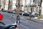 Amsterdam 10 maart 2022
Selwyn Senatori op zijn fiets in Amsterdam zuid