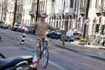 Amsterdam 10 maart 2022
Selwyn Senatori op zijn fiets in Amsterdam zuid