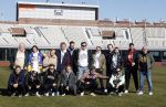 Amsterdam 8 maart 2022
Presentatie concert the streamers in het Olympisch stadion . Aanwezig oa Guus Meeuwis Suzanne en Freek Mc Snelle Maan Frank Lammers Thomas Acda Paul de Munnik Simon Keizer Nick Schilder Roel v Velzen Ronnie Flex Emma Heesters Diggie Dex Kraantje Pappie  Rolf Sanchez  en Paul de Leeuw .