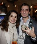 Amsterdam 4 maart 2022
Boekpresentatie Thierry Baudet in restaurant Barpiazzo  op museumplein . Davide zijn vrouw was natuurlijk aanwezig