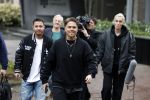 Hilversum 6 april 2023
Andre Hazes verlaat het pand van talpa/radio538 met Djarno Hofland Riccardo Klaverdijk Jaap Hilhorst en documentairemaakster Cheeru Mampaey.
Hij staat Aran Bade van RTL Boulevard te woord.