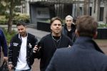 Hilversum 6 april 2023
Andre Hazes verlaat het pand van talpa/radio538 met Djarno Hofland Riccardo Klaverdijk Jaap Hilhorst en documentairemaakster Cheeru Mampaey.
Hij staat Aran Bade van RTL Boulevard te woord.