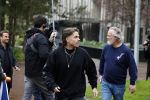 Hilversum 6 april 2023
Andre Hazes verlaat het pand van talpa/radio538 met Djarno Hofland Riccardo Klaverdijk Jaap Hilhorst en documentairemaakster Cheeru Mampaey.
Hij staat Aran Bade van RTL Boulevard te woord.
