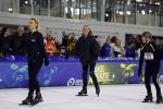 Heerenveen 19 maart 2023
De hollandse 100 in Thialf.  Naomi v d Zwaan en Cheeru Mampaey
