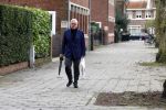 Amsterdam 31 maart 2023
Harry Mens wandelend door Amsterdam zuid.