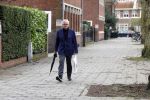 Amsterdam 31 maart 2023
Harry Mens wandelend door Amsterdam zuid.