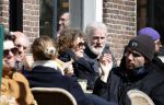 Amsterdam 2 april 2023
Henriette Tol met partner op terras in het centrum van Amsterdam.