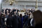 Amsterdam 15 april 2023
Herdenkingstdienst vooraf aan de begrafenis van Huub Oosterhuis in de Westertoren . Daarna gingen ze met de boot naar begraafplaats Zorgvlied