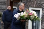 Amsterdam 15 april 2023
Herdenkingstdienst vooraf aan de begrafenis van Huub Oosterhuis in de Westertoren . Daarna gingen ze met de boot naar begraafplaats Zorgvlied