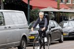 Amsterdam 21 maart 2023
Jaap Jongbloed op zijn fiets onderweg naar de sportschool.