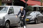 Amsterdam 21 maart 2023
Jaap Jongbloed op zijn fiets onderweg naar de sportschool.