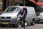 Amsterdam 21 maart 2023
Jaap Jongbloed op zijn fiets onderweg naar de sportschool.