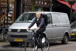 Amsterdam 21 maart 2023
Jaap Jongbloed op zijn fiets onderweg naar de sportschool.
