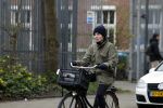 Amsterdam 22 maart 2023
Kim v Kooten op de fiets in Amsterdam zuid.