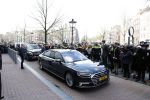 Amsterdam 12 april 2023
Koningin Maxima en Brigitte Macron bij het Anne Frank Huis 
Audi A8 van Koningin Maxima