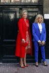 Amsterdam 12 april 2023
Koningin Maxima en Brigitte Macron bij het Anne Frank Huis