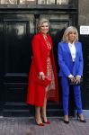Amsterdam 12 april 2023
Koningin Maxima en Brigitte Macron bij het Anne Frank Huis