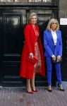 Amsterdam 12 april 2023
Koningin Maxima en Brigitte Macron bij het Anne Frank Huis