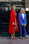 Amsterdam 12 april 2023
Koningin Maxima en Brigitte Macron bij het Anne Frank Huis