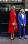 Amsterdam 12 april 2023
Koningin Maxima en Brigitte Macron bij het Anne Frank Huis