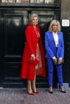 Amsterdam 12 april 2023
Koningin Maxima en Brigitte Macron bij het Anne Frank Huis