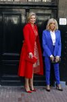 Amsterdam 12 april 2023
Koningin Maxima en Brigitte Macron bij het Anne Frank Huis