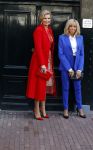 Amsterdam 12 april 2023
Koningin Maxima en Brigitte Macron bij het Anne Frank Huis
