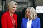 Amsterdam 12 april 2023
Koningin Maxima en Brigitte Macron bij het Anne Frank Huis