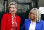 Amsterdam 12 april 2023
Koningin Maxima en Brigitte Macron bij het Anne Frank Huis