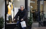 Amsterdsam 18 maart 2023
Maarten Spanjer op de fiets in het centrum van Amsterdam.