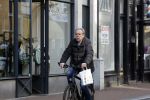 Amsterdsam 18 maart 2023
Maarten Spanjer op de fiets in het centrum van Amsterdam.