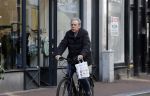 Amsterdsam 18 maart 2023
Maarten Spanjer op de fiets in het centrum van Amsterdam.
