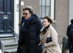 Amsterdam 15 april 2023
Herdenkingstdienst vooraf aan de begrafenis van Huub Oosterhuis in de Westertoren . Daarna gingen ze met de boot naar begraafplaats Zorgvlied. Michiel Borstlap met zijn vriendin Wendy