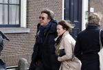 Amsterdam 15 april 2023
Herdenkingstdienst vooraf aan de begrafenis van Huub Oosterhuis in de Westertoren . Daarna gingen ze met de boot naar begraafplaats Zorgvlied. Michiel Borstlap met zijn vriendin Wendy