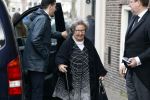 Amsterdam 15 april 2023
Herdenkingstdienst vooraf aan de begrafenis van Huub Oosterhuis in de Westertoren . Daarna gingen ze met de boot naar begraafplaats Zorgvlied. Oud hofdame van prinses Beatrix Miente Boellaard