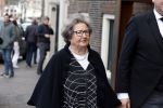 Amsterdam 15 april 2023
Herdenkingstdienst vooraf aan de begrafenis van Huub Oosterhuis in de Westertoren . Daarna gingen ze met de boot naar begraafplaats Zorgvlied. Oud hofdame van prinses Beatrix Miente Boellaard