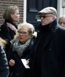Amsterdam 15 april 2023
Herdenkingstdienst vooraf aan de begrafenis van Huub Oosterhuis in de Westertoren . Daarna gingen ze met de boot naar begraafplaats Zorgvlied. Odette v Tijn en Felix Rottenberg