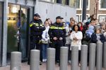 Amsterdam 12 april 2023
Koningin Maxima en Brigitte Macron bij het Anne Frank Huis 
Politie