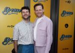 Amsterdam 3 april 2023
Premiere Grease in het DeLaMar theater.
Barry Beijer (rechts) met partner Loek Meijer