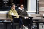 Amsterdam 24 maart 2023
Prinses Annette en een vriendin drinken kopje thee op een terras in centrum van Amsterdam.