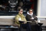 Amsterdam 24 maart 2023
Prinses Annette en een vriendin drinken kopje thee op een terras in centrum van Amsterdam.