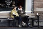 Amsterdam 24 maart 2023
Prinses Annette en een vriendin drinken kopje thee op een terras in centrum van Amsterdam.