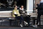 Amsterdam 24 maart 2023
Prinses Annette en een vriendin drinken kopje thee op een terras in centrum van Amsterdam.