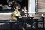 Amsterdam 24 maart 2023
Prinses Annette en een vriendin drinken kopje thee op een terras in centrum van Amsterdam.
