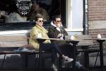 Amsterdam 24 maart 2023
Prinses Annette en een vriendin drinken kopje thee op een terras in centrum van Amsterdam.