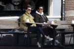 Amsterdam 24 maart 2023
Prinses Annette en een vriendin drinken kopje thee op een terras in centrum van Amsterdam.