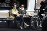 Amsterdam 24 maart 2023
Prinses Annette en een vriendin drinken kopje thee op een terras in centrum van Amsterdam.