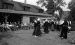 Middelbeers, Bladel, Steensel en Valkenswaard, 22 Augustus 1978
Bezoek Prinses Beatrix en Prins Claus aan de Kempen
Burgemeester v Zwieten Valkenswaard
Burgemeester Hen k Breeveld
100 jarige
Commissaris v d Koningin Jan v d Harten
Valkenier
Boeren dansengroep uit Bladel